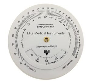 EMI BMI Wheel Calculator 4.25 Inch, Single-Sided (Adult ECB-201)