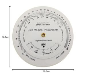 EMI BMI Wheel Calculator 4.25 Inch, Single-Sided (Adult ECB-201)